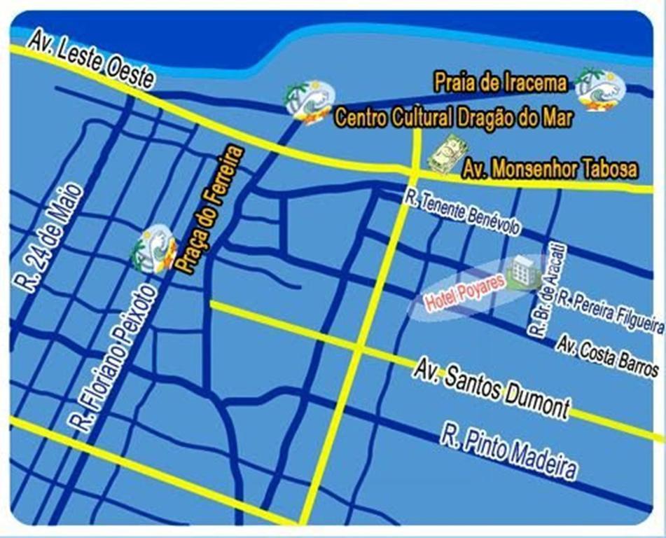 Hotel Poyares Fortaleza  Kültér fotó